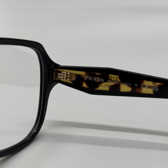 NEW PRADA PRB07VD 3891O1 WOMEN BLACK/HAVANA EYEGLASSES VPR B07D 3891O1 - Picture 6 of 9